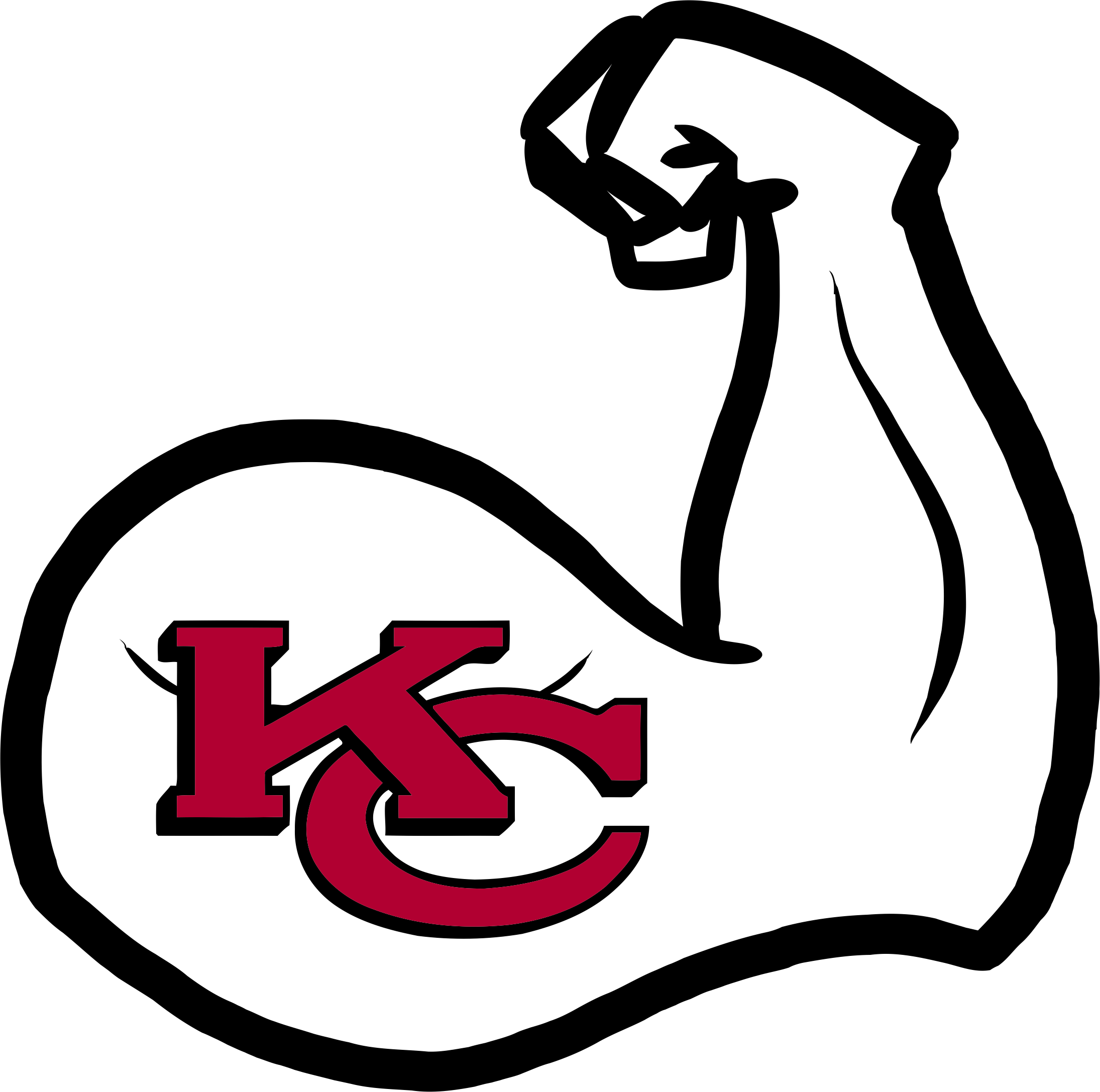 Kansas City Chiefs Steroids Logo fabric transfer